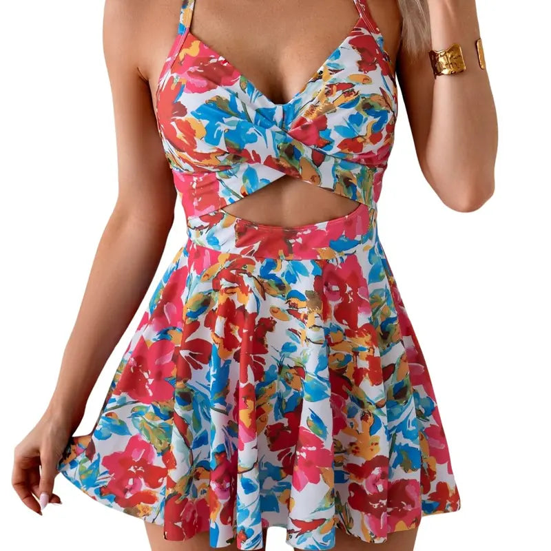 Tummy Control High Rise Bathing Suits